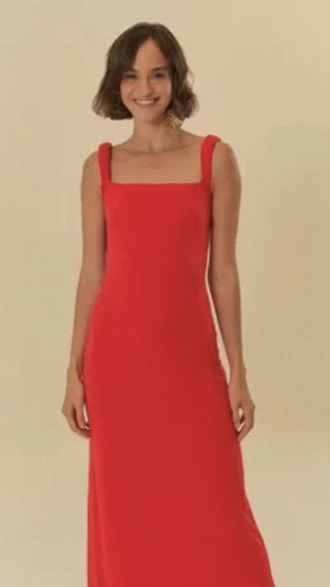 VESTIDO ALCA CREPE - comprar online