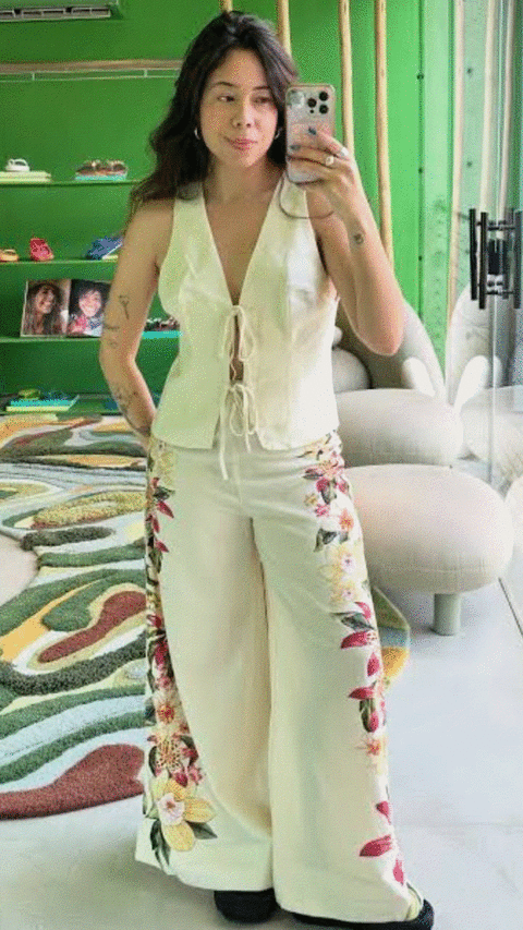 CALCA PANTALONA FLORAL MALI