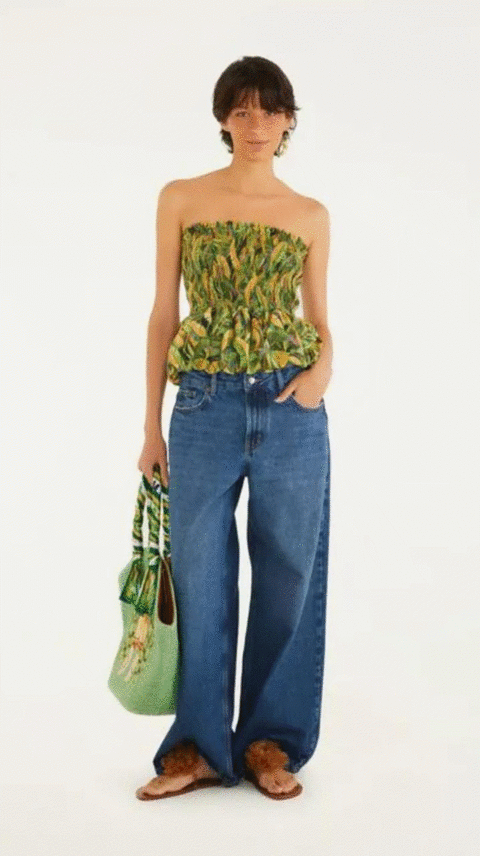 347059 CALCA JEANS WIDE FAVER