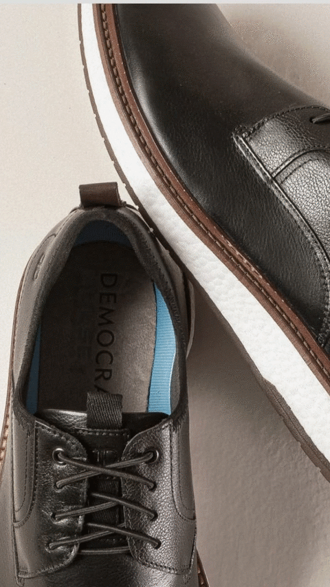 604201-001 SAPATOS MASC PRETO, COURO BOVINO , SOLADO SINTETICO - comprar online