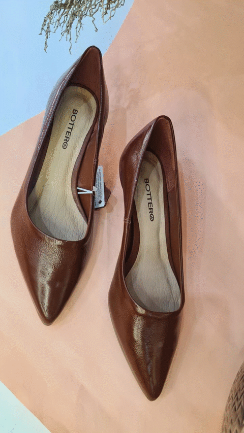 365401 SAPATO COURO ATENAS CONHAQUE 25 34