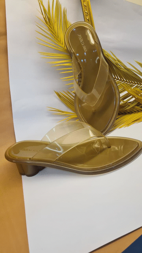 J1014100010002U CALÇADOS SANDÁLIA SALTO BAIXO PLÁSTICO - H44