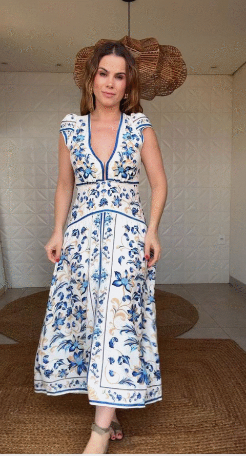 352340 VESTIDO CROPPED AZULEJARIA