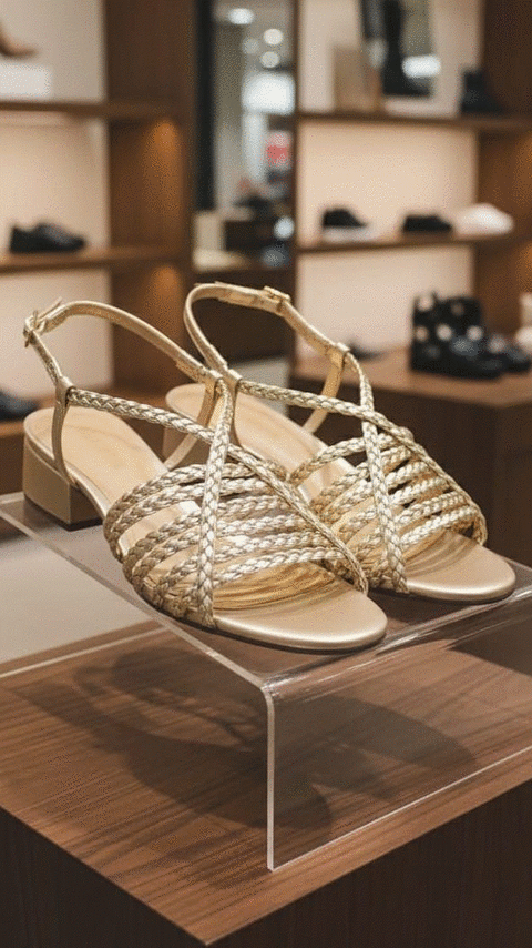 C3011400660001U CALÇADOS SANDALIA SALTO BAIXO SINTETICO - G18 - comprar online