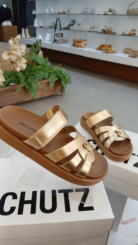 C3038001300001U CALCADOS SANDALIA SALTO BAIXO COUROS - comprar online