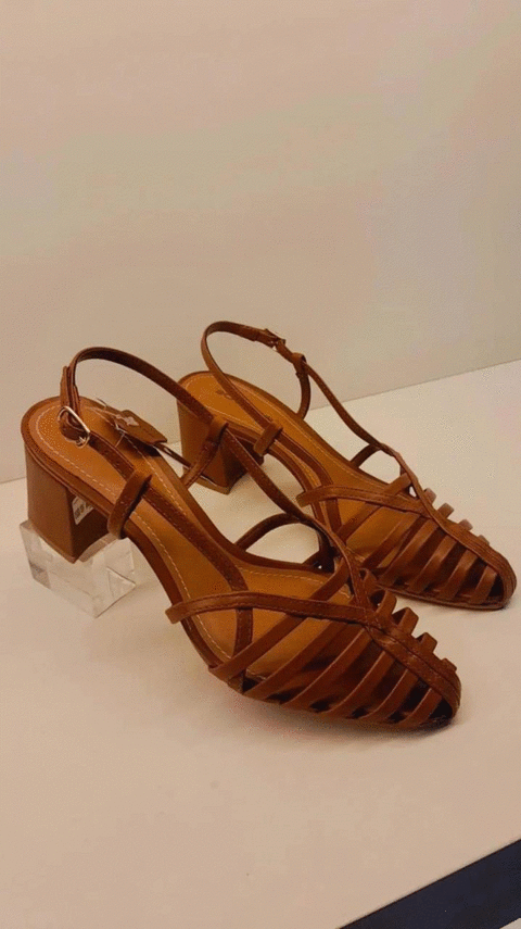 360903 SANDALIA SALTO COURO ATANADO NAPOLI BROWN SUGAR 16 34 - comprar online