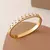 Pulsera Reina/ acero quirúrgico laminado en oro 18k - comprar online