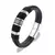 Pulsera Bruno/cuero premium/acero quirúrgico