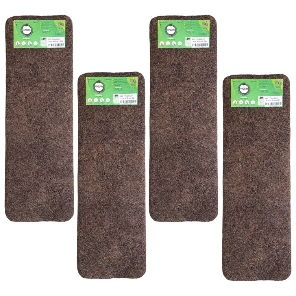 Kit Tutor Placas Fibra Coco Para Plantas Trepadeiras E Jardim Vertical