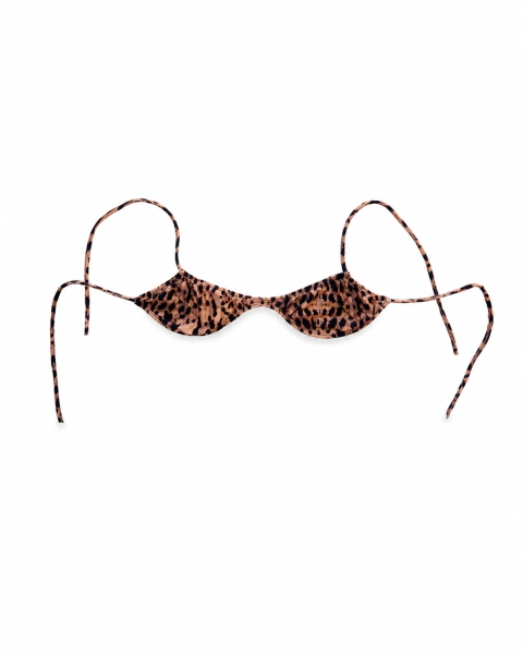 BIKINI TOP GARDENIA PRINT