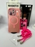 COMBO 4 EN 1 PARA IPHONE: FUNDA MAGSAFE + COLGANTE + PROTECTORES DE CAMARA Y PANTALLA