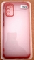 Funda Samsung A02s Transparente Rojo