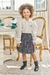 CONJUNTO DE CAMISA COM BOTÃO EM TRICOLINE E SAIA EM TULE COM ELASTANO - comprar online