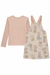 CONJUNTO DE SALOPETE EM MATELASSÊ WAVE E BLUSA EM TERMOSKIN - Arco-íris Divertido Boutique