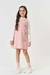VESTIDO EM JACQUARD SOVIELLO E BLUSA EM COTTON - comprar online