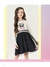 VESTIDO INFANTIL MENINA PANDA TULE PRETO MUNDO CINTI