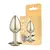 Plug Anal Dourado Tamanho P Com Pedra Cravejada Sexy Fantasy