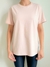Camiseta Feminina Básica Lisa Rosa Claro
