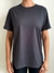Camiseta Feminina Básica Lisa Cinza Chumbo