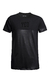 Camiseta Longline Algodão Premium Strong com Recortes Black Shine
