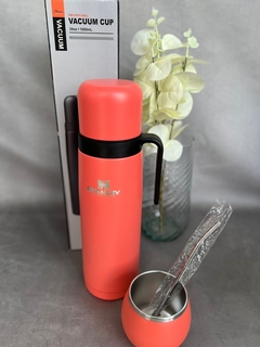 TERMO 1L MEDIA MANIJA CON MATE - comprar online
