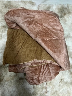ACOLCHADO LISO CON CORDERITO QUEEN - TODO COOL IMPORT