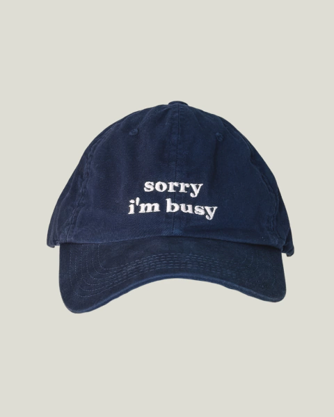 boné i'm busy - azul