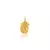 Pingente Face de Cristo de Ouro Amarelo