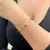Bracelete de Ouro modelo Prego com fecho magnético - comprar online