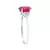 Anel de Ouro Branco com Diamantes e Rubi Oval - comprar online