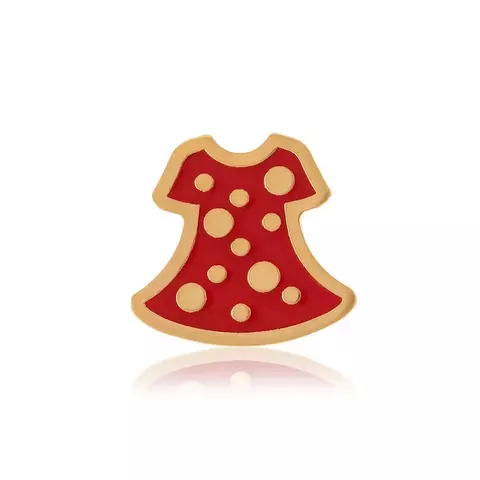 Pingente de Ouro Vestido de Bolinhas