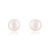 Par de Brincos de Ouro Branco com Pérolas - comprar online