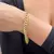 Pulseira Masculina de Ouro amarelo com Elos Cubanos e 19 cm na internet
