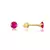 Par de brincos de ouro infantil - comprar online