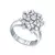 Anel Chuveiro de Ouro Branco com Diamantes - comprar online