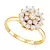 Anel Chuveiro de Ouro com Diamantes - comprar online