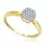 Anel Chuveiro de ouro Sextavado com Diamantes - comprar online