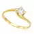 Anel Solitário de Ouro com Diamante - comprar online