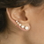 Brinco Ear Cuff Pérolas Shell - comprar online