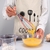 Batidor de Mano Silicona 26cm Mango Acero Inox
