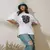 Camiseta Oversized Premium Branca Coleção Animais Africanos Estampa Elefante do Marfim - loja online