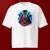 Camiseta Oversized Premium Branca Coleção Animais Africanos Estampa Girafa da Alegria - comprar online