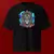 Camiseta Oversized Premium Branca Coleção Animais Africanos Estampa Leão ancestral