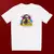 Camiseta Tradicional Premium Branca Coleção África Personalidades Homem Lueji - loja online