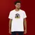 Camiseta Tradicional Premium Branca Coleção África Personalidades Homem Lueji - comprar online