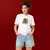 Camiseta Tradicional Premium Branca Coleção África Personalidades Homem Lueji - comprar online