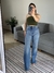 Calça wide leg jeans