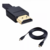 Cabo HDMI Achatado 2 metros 4K Emborrachado High Speed Exbom HDMI-2M-0220