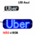 Placa UBER Painel Letreiro Luminoso LED Vidro Para-brisa KA-1129 / AL-1138 - comprar online