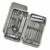 Kit Cortador de Unhas 19 em 1 Conjunto de Manicure Pedicure de Aço Inoxidável Eletromex EL-1555 na internet